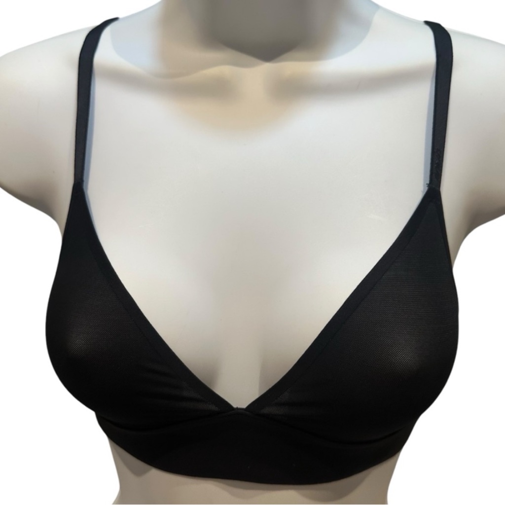 Aerie Smoothez Black Sheer Bralette Size Xs New With Tag